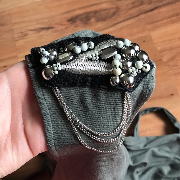 Jacob dress tank top with embellished shoulders - Picture 3 of 3